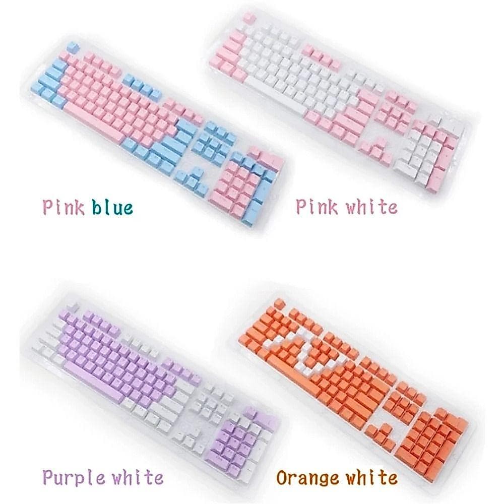 Teclado Keycap 980k Mecânico Transparente OEM Injeção Substituição Teclas Em Branco