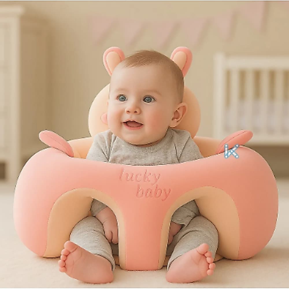 Assento Antiqueda Bichinho Para Bebê Antiqueda Puff Sofá Cadeirinha Infantil Postura