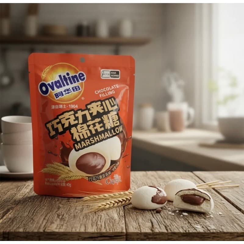 Marshmallow de Chocolate Ovomaltine importado