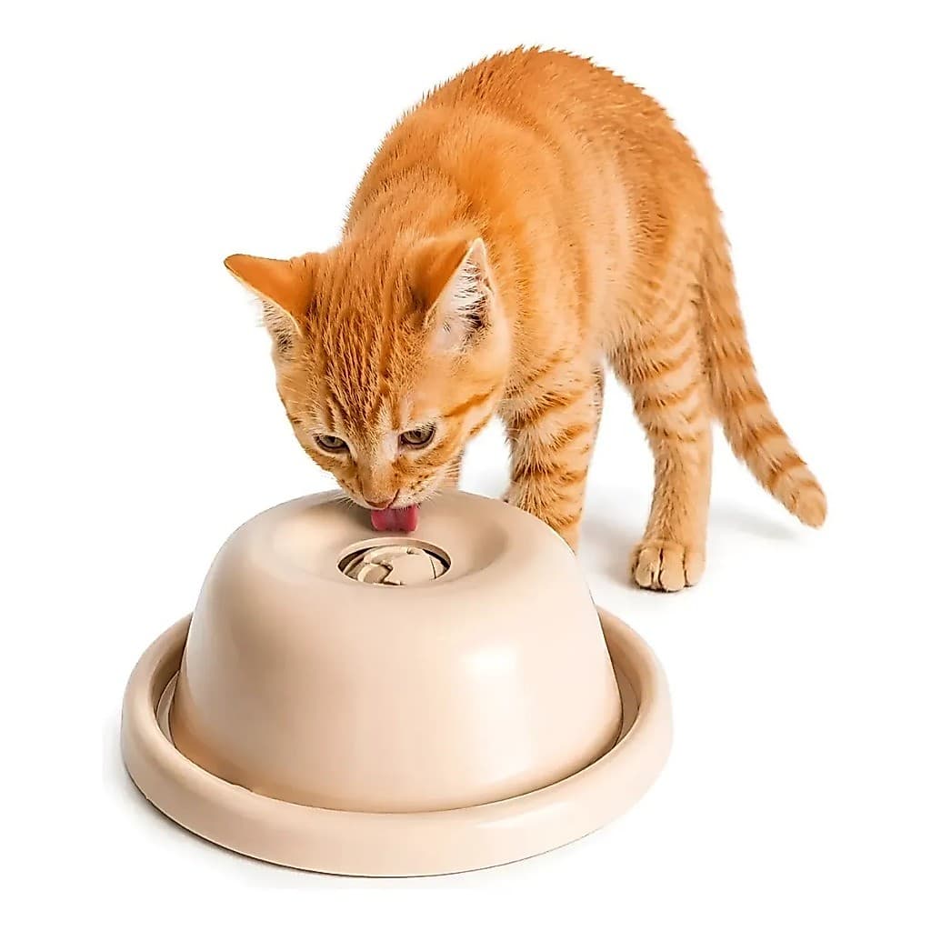 Brinquedo Para Cachorro E Gatos Comedouro Interativo Lambe Lambe Jel Plast