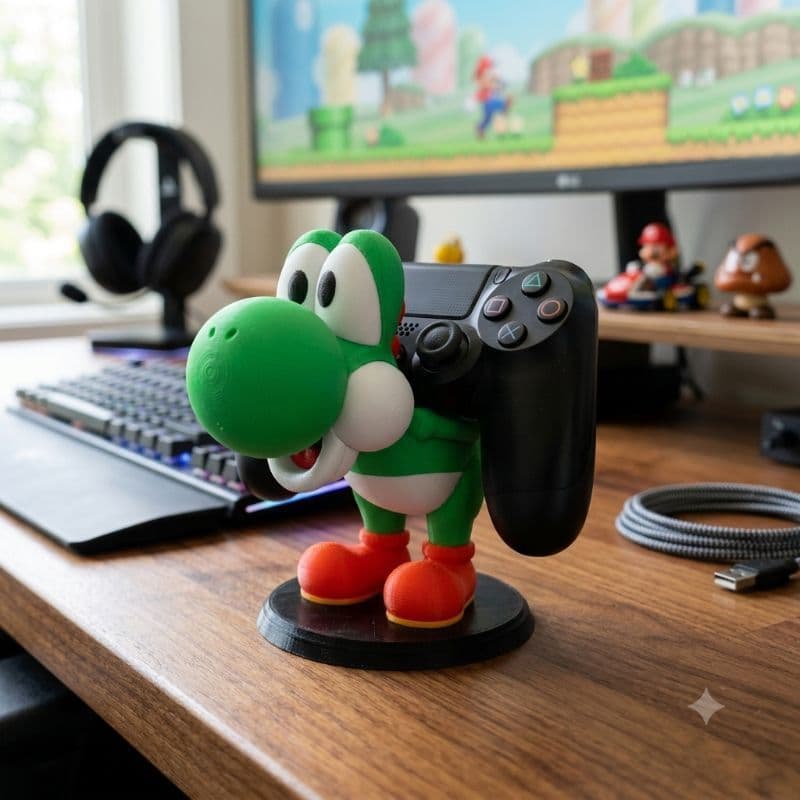 suporte controle video game Yoshi