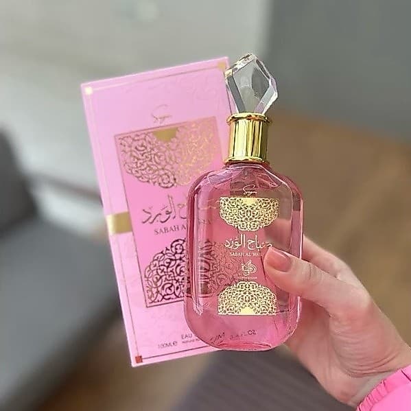 Perfume Sabah Sugar Feminino 100ml Árabe Importado Doce Floral Longa Duração