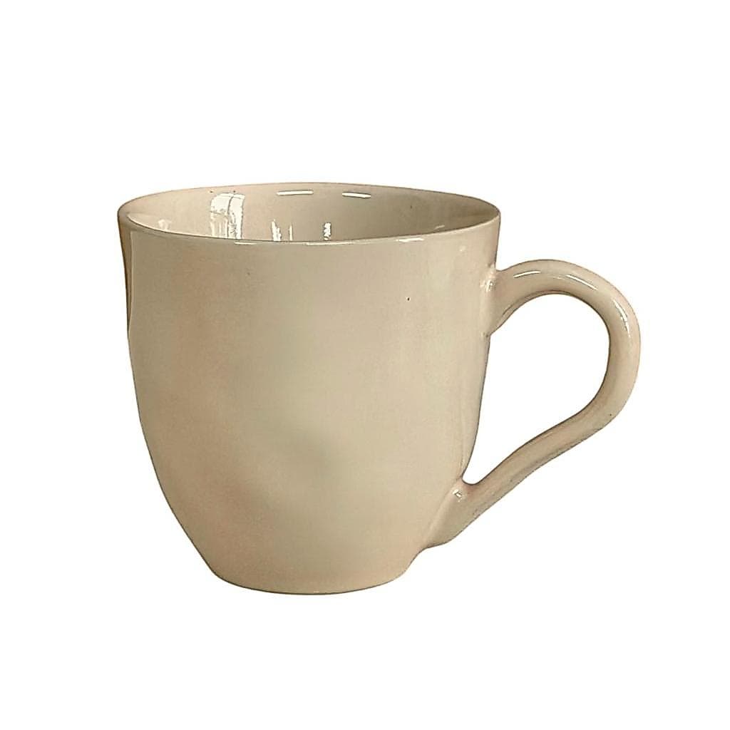Xícara Chá Cerâmica Stoneware Orgânico Rive Bege 170ml - 1un