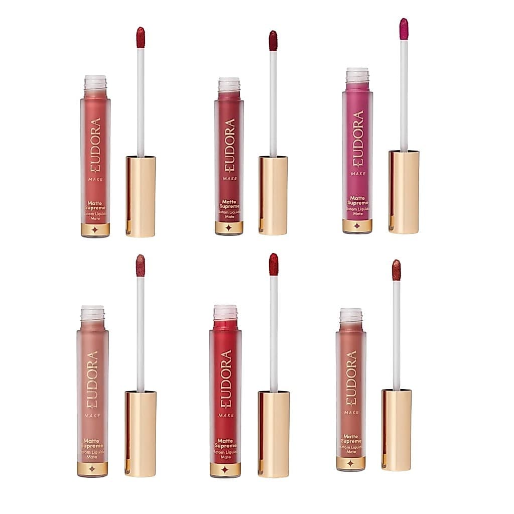 Batom Líquido Matte Supreme Eudora 4ml Escolha o Seu: