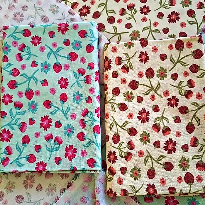 Kit 2 Tecidos Tricoline 100% Algodão Florais 50cm x 1,50m Patchwork Costura Criativa Artesanato