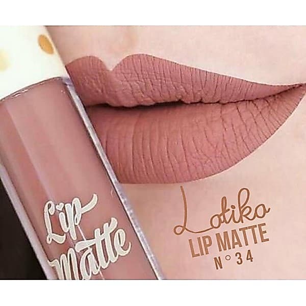 Batom Líquido Lip Matte Latika n°34
