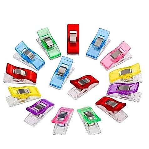 Kit de Mini Prendedor para  Alinhavar Costura Patchwork Clips Para Prender Tecidos