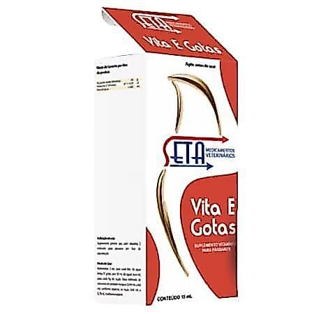 Seta Vitamina E Gotas Suplemento Vitamínico Para Aves 15ml