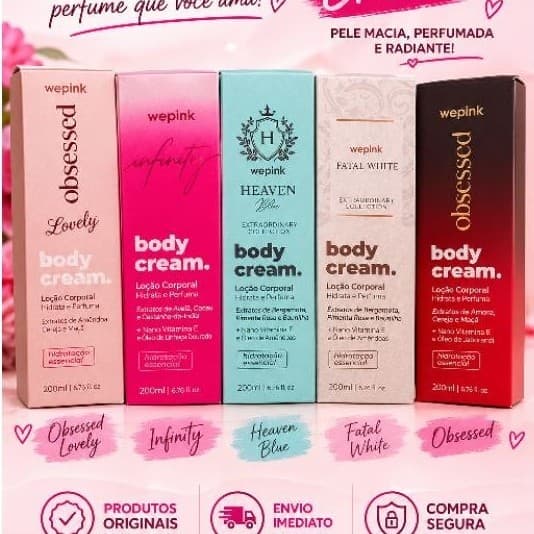 Creme Corporal | Hidratante corporal | Bodycream Wepink Original