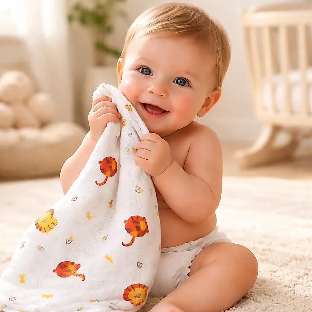 Kit 3 Fralda Pano de Ombro Bebe Com Bainha 100% algodão Enxoval Maternidade