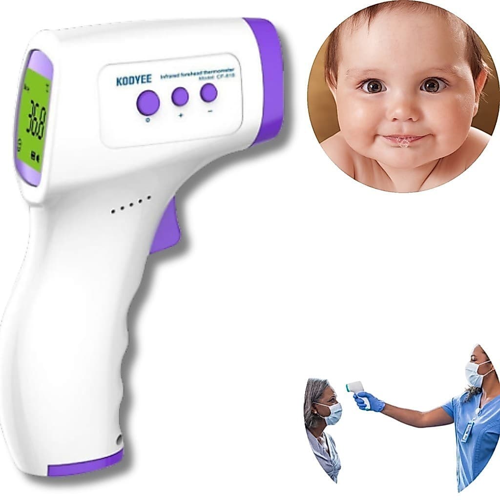 Termômetro Laser Medidor Temperatura Digital Distância Sem Contato Médico LCD Febre Medição Do Bebê/Adulto HG01
