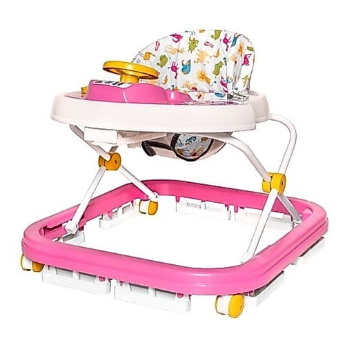 Andador Sonoro Rosa Styll Baby Menina Didatico com selo do inmetro
