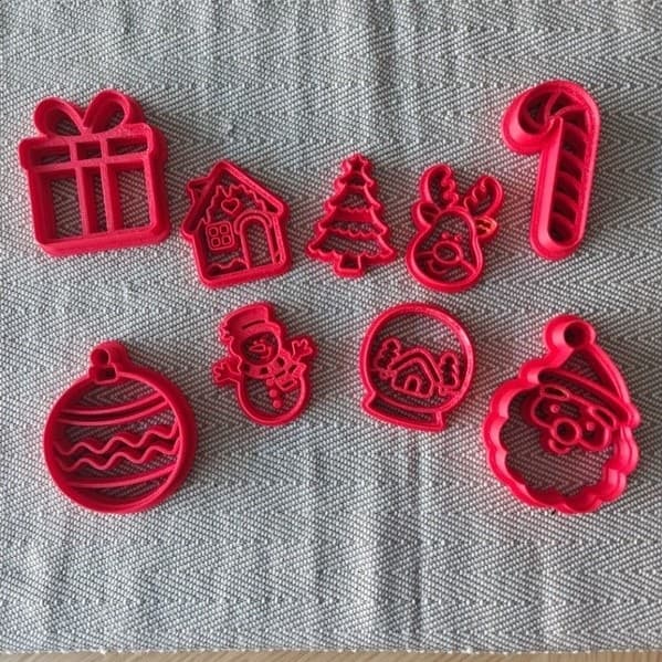 Molde Natal para biscoito ou massinha de modelar