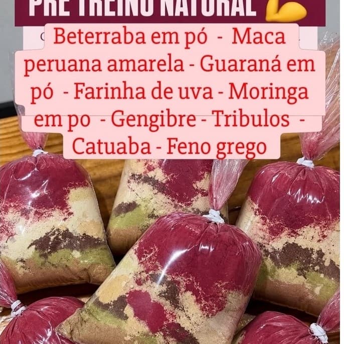 Combo 9 (900G) farinhas 100% naturais energéticas