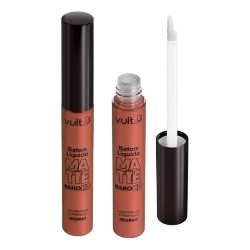 Batom Líquido Vult Matte Nano HD 5ml - Alta Pigmentação e Efeito Matte Confortável