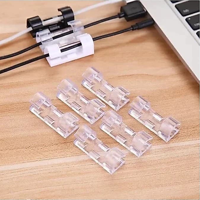 Kit Organizador de Cabos 9 mm para Cabos Grossos - HDMI • Fonte • Cabo Gamer • Cabo de Monitor - 20, 40 e 60 unid.