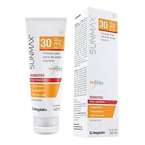Sunmax Protetor Solar Sensitive 30fps 60ml.