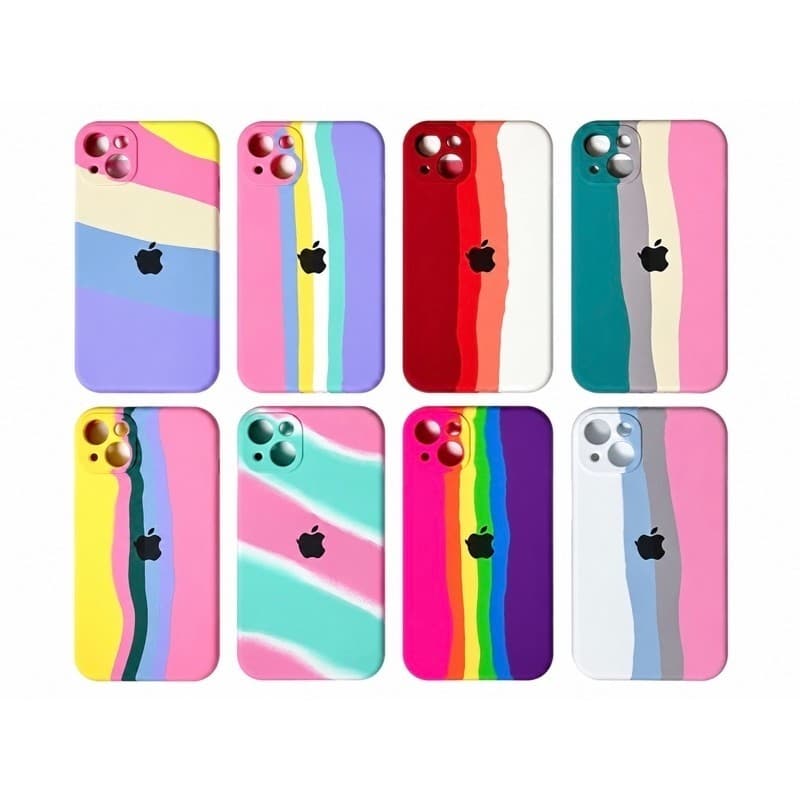 Capa Capinha iPhone 13 Sortidas Kit com 5 | Capinha Celular Proteção Antichoque Colorida
