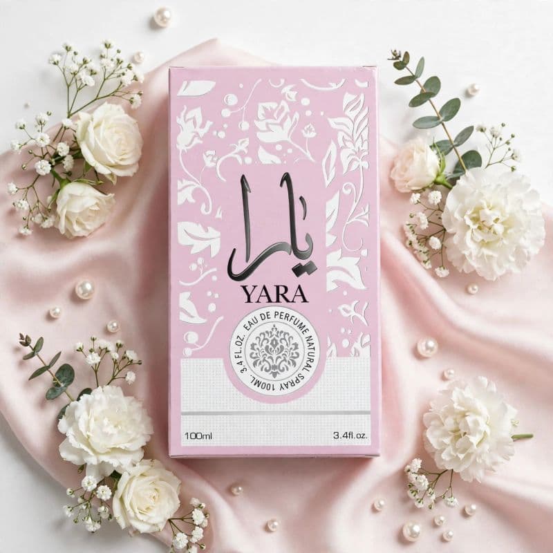 Perfume Feminino Yara Rosa 100ml Eau De Parfum - Fragrância Inspirada Importada Árabe Doce Feminina