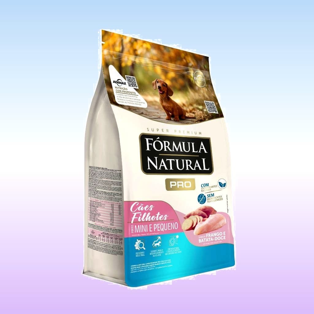 Ração Seca Fórmula Natural Pro Cães Filhotes Porte Mini e Pequeno 2,5 KG Adimax