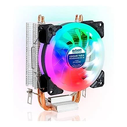 Cooler para Processador Gamer RGB Soquete Intel Amd Ryzen