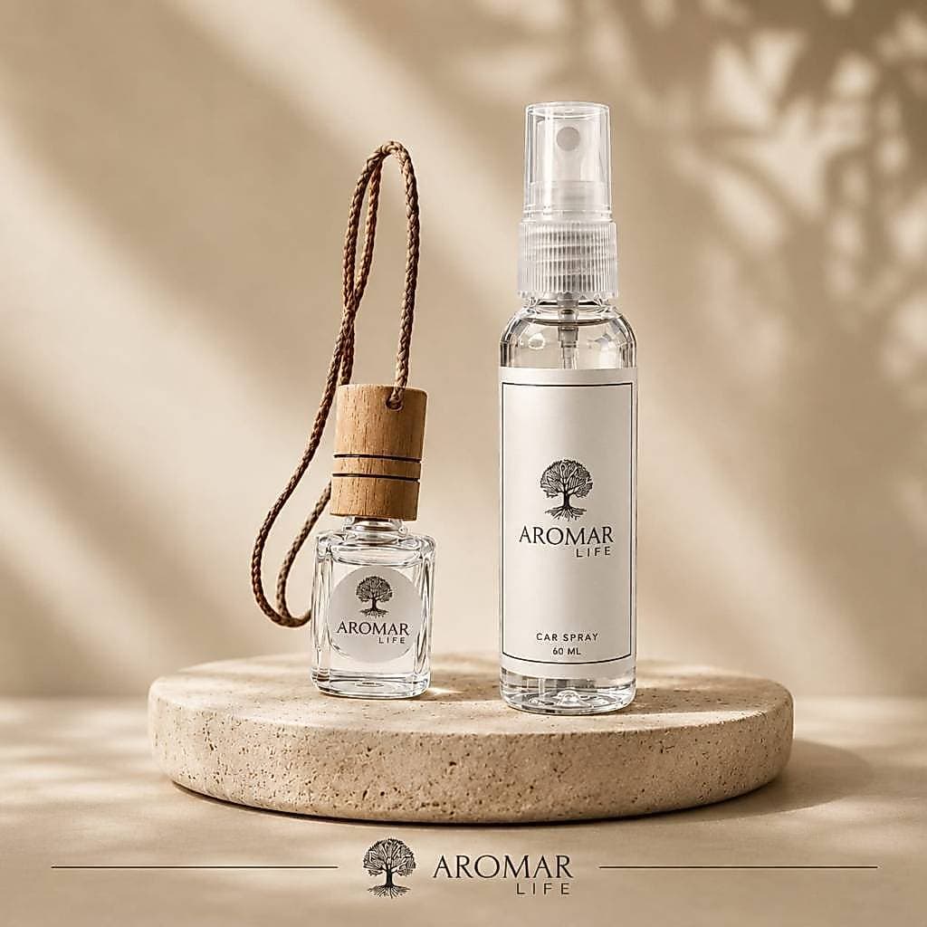 Kit para Carro — Car Spray 60ml + Pingente Aromatizador 10ml | Cheirinho para carro