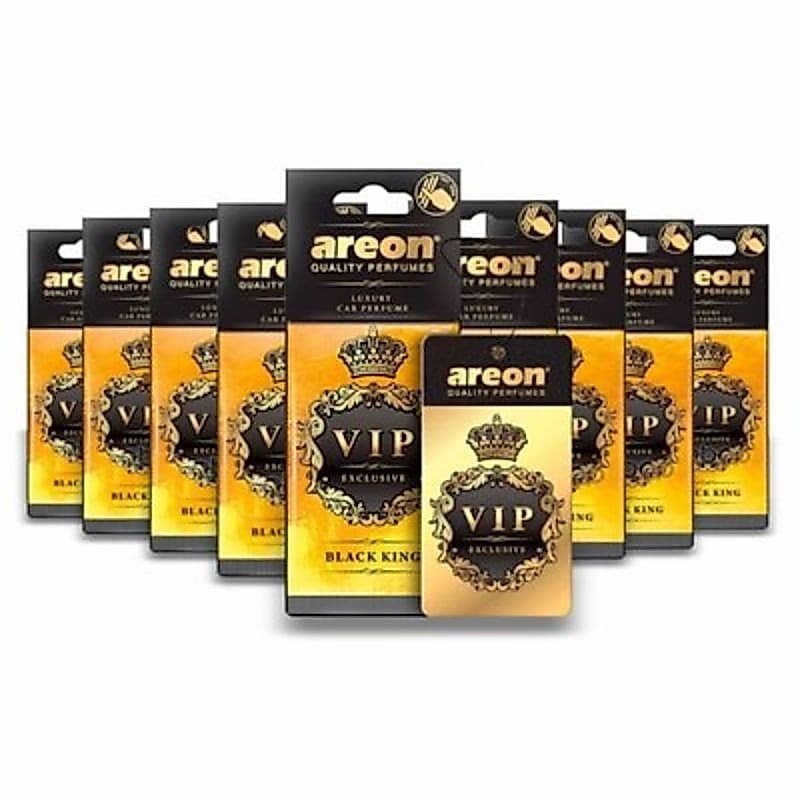 KIT 2 UNIDADES Cheirinho para carro, VIP BLACK KING - AREON, odorizador para carro