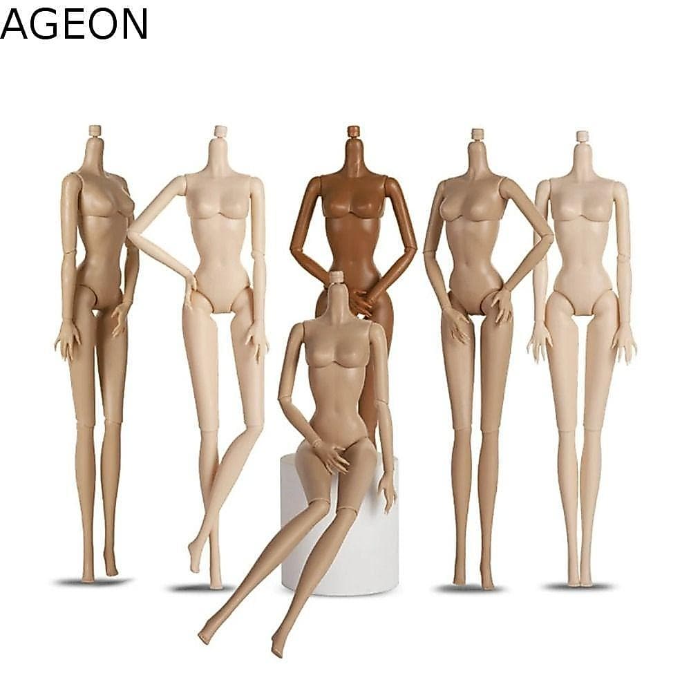Boneca Super Modelo AGEON , 11 Articulações 30 Cm 1/6 Articulada Bonecas BJD Nuas , Corpo De Figura De Sólida Móvel