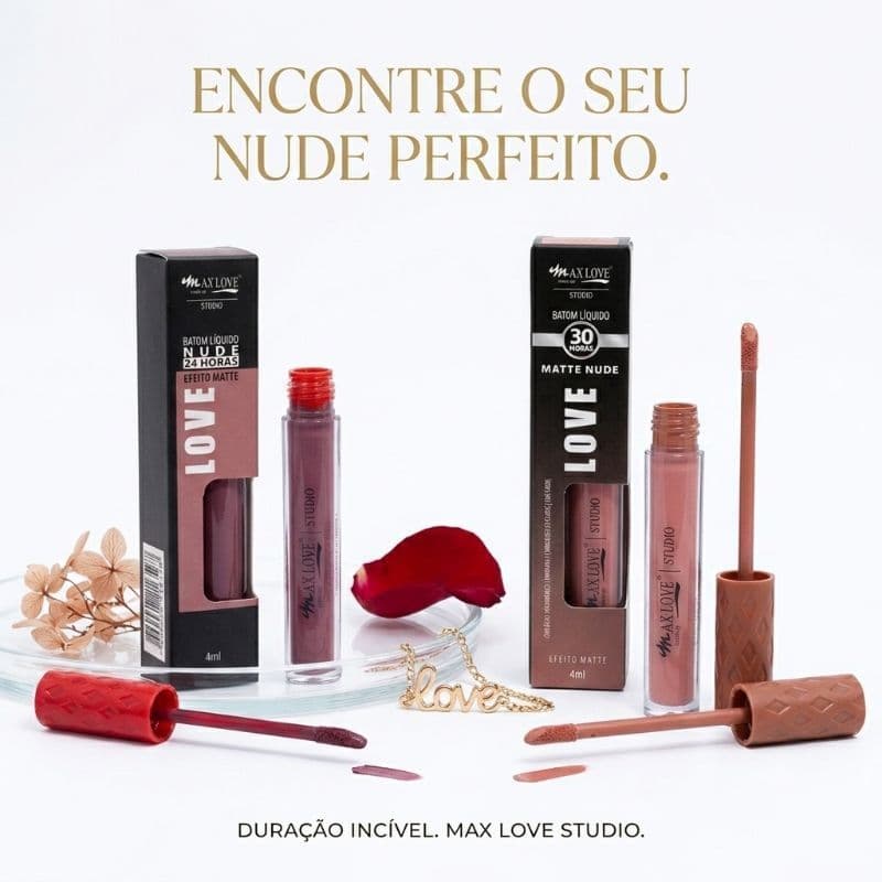 Batom Líquido Max Love Matte com Longa Duração 4ml