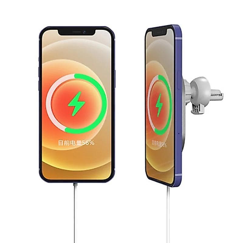 Para iphone 12 12 Pro 12Pro Max 12mini 15W Carregador Sem Fio Magnético Telefone Suporte Do Carro Airvent Ímã Adsorvível