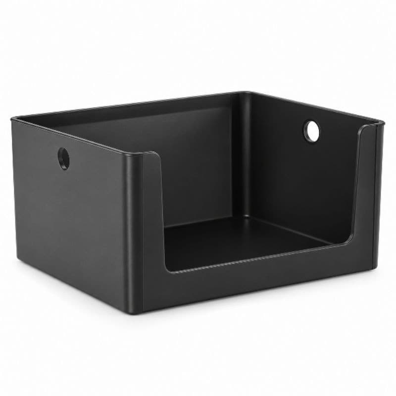 Cesto Organizador Branco 16L Multiuso com Alças para Cozinha, Lavanderia, Banheiro, Closet e Produtos de Limpeza