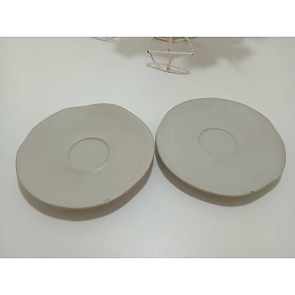kit 2 Pires de Café 3ª linha Com Avarias e Defeitos Porto Brasil 13cm Ceramica Louças Orgânico Xícara Porcelana chá