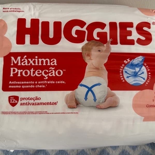 Fralda Huggies TAM G com 32 unidades