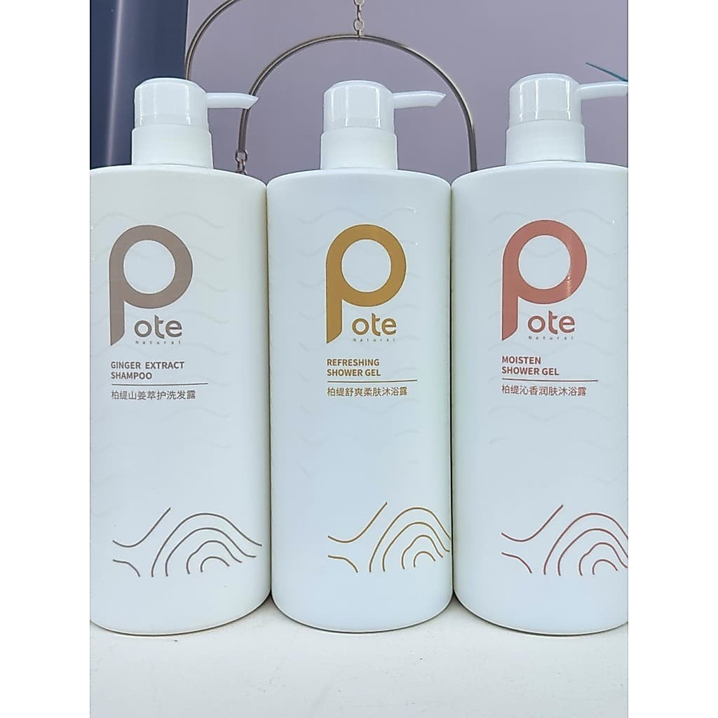 Boti Mountain Ginger Extract Care Shampoo Fragrância Hidratante Calmante Lavagem Corporal Hidratante Hidratante Garrafa 