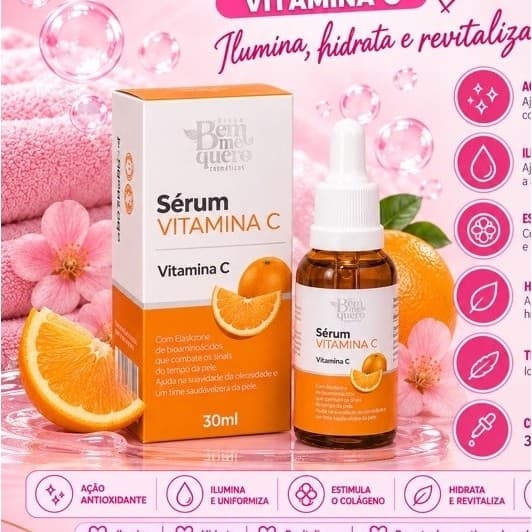 Sérum Vitamina C Facial Bem Me Quero