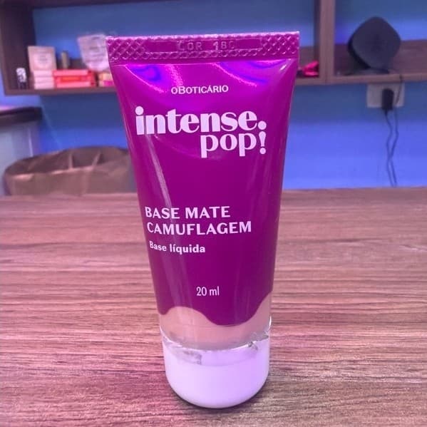 Base de Maquiagem Oboticario Intense Pop Base Mate Camuflagem Base Líquida 20ml