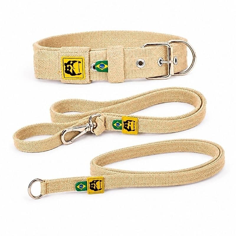 Guia Coleira para cachorro! Kit coleira+guia+Enforcador para seu pet