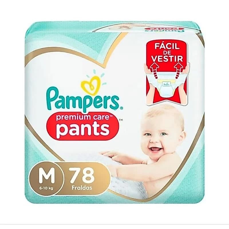 Fralda Pampers Premium Care M 78 Unidades