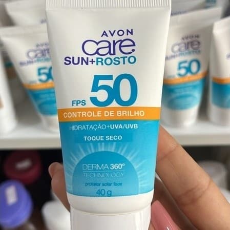 Protetor Solar Facial Avon Care FPS 30 / 50 Toque Seco Controle de Brilho • Renew FPS 70 Tripla Proteção Antissinais.