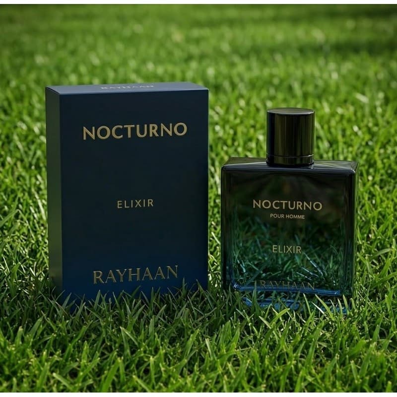 Perfume Árabe Rayhaan Nocturno Elixir Masculino EDP 100ml Original Importado