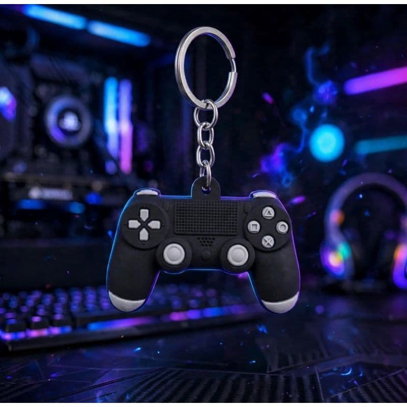 Chaveiro Gamer Controle de Videogame Decoração emborrachado e Flexível PS4 / SNES / XBOX