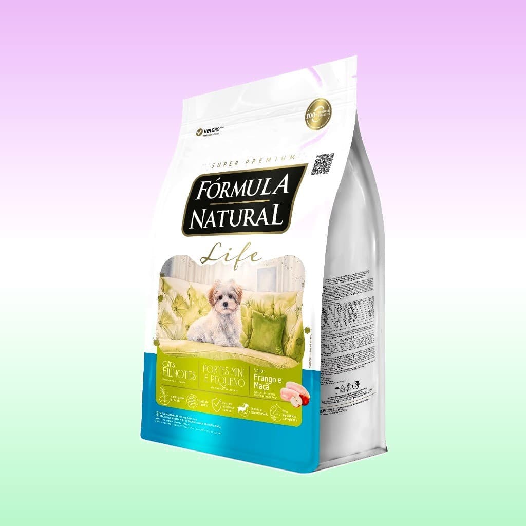 Ração Seca Fórmula Natural Life Cães Filhotes Porte Mini e Pequeno 2,5 KG Adimax