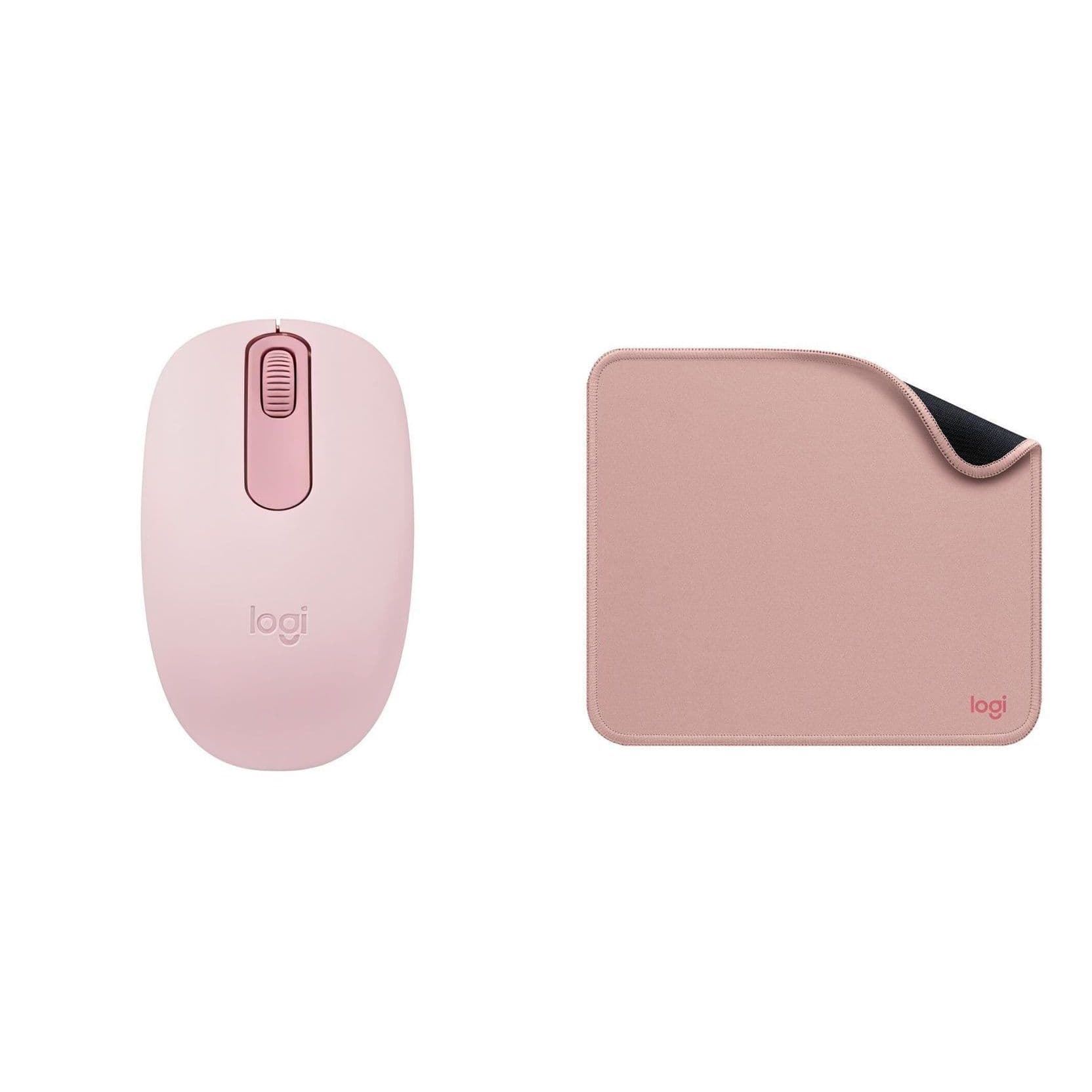 MOUSE LOGITECH M196 SEM FIO BLUETOOTH ROSA + MOUSE PAD LOGITECH STUDIO SERIES ROSA