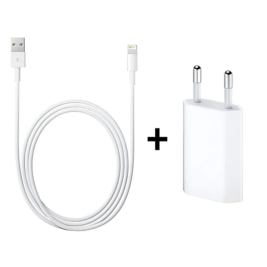 Kit Carregador Cabo Usb Rápido Para iPhone 5/6/7/8/X/11/12/13/14 Pro Max