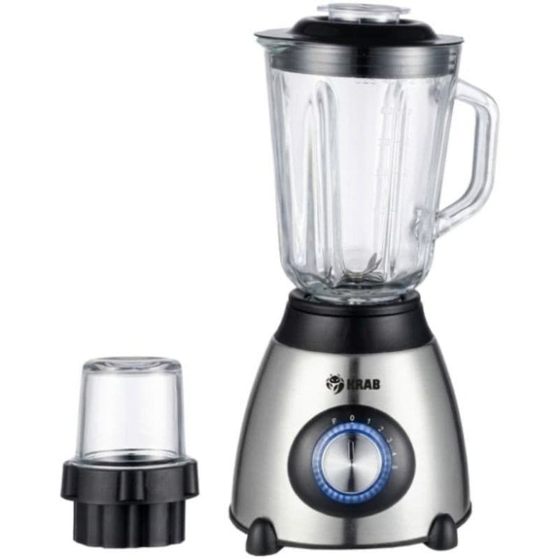 Liquidificador Elétrico Potente 600W Copo 1,5 Litros Preto Inox 220V/110V