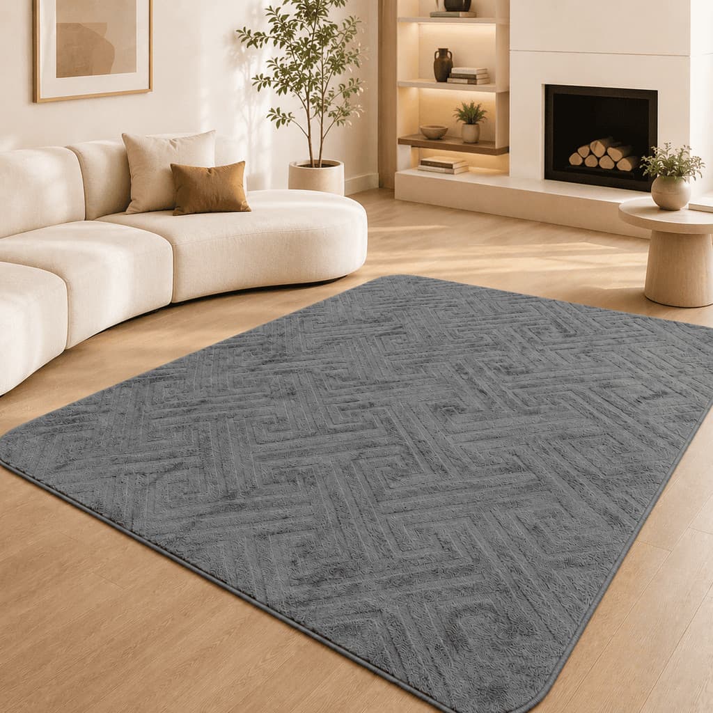 Tapete Jacquard Antiderrapante 2,00 x 1,40 m para Sala e Quarto – Conforto, Estilo e Sofisticação