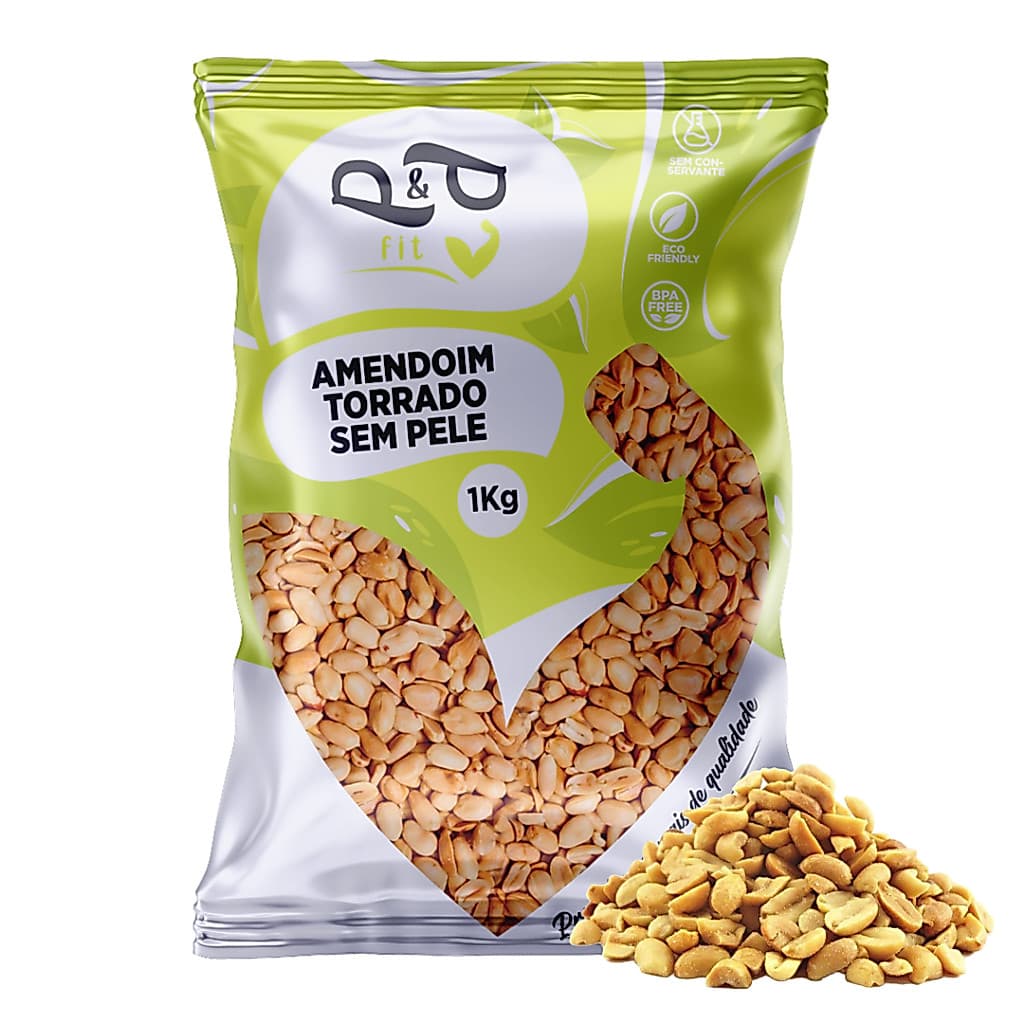 AMENDOIM TORRADO COM ou SEM SAL - P&P