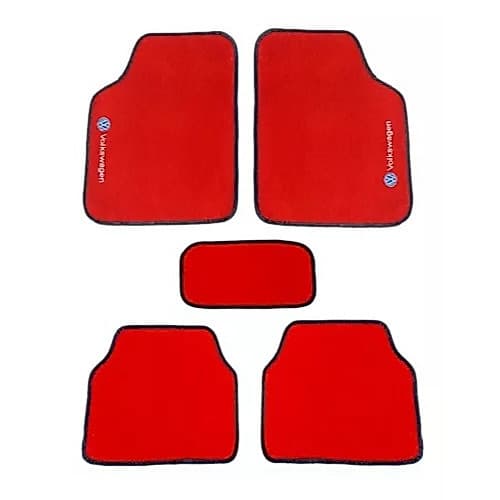 Jogo Tapete De Carpete Automotivo Universal 5 Pçs Volkswagen