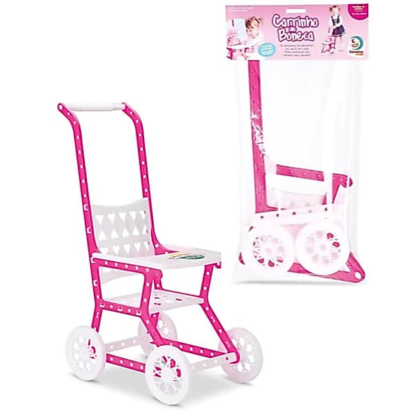 Brinquedo Infantil Carrinho de Boneca na solapa - DESMONTADO - Cardoso Toys