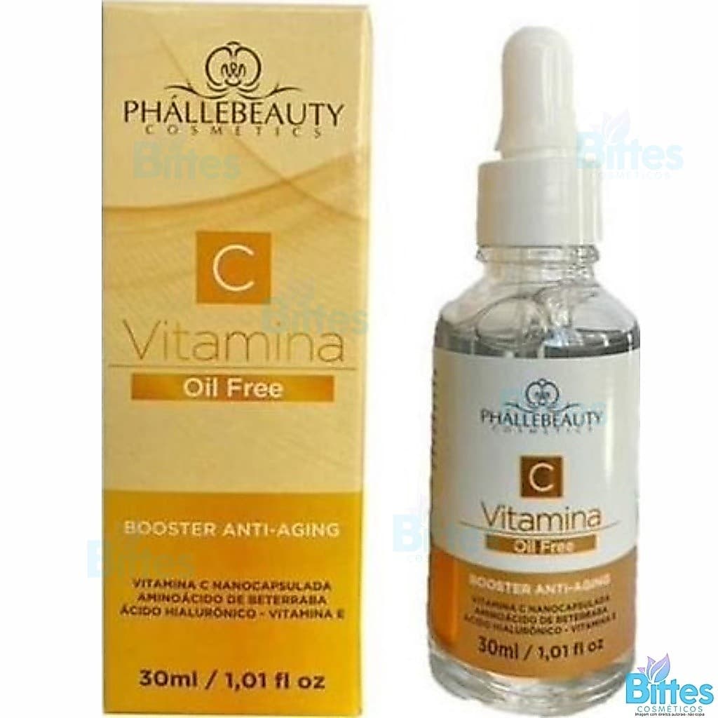 Sérum Facial Vitamina C Phállebeauty Cosméticos Hidratação Oil Free